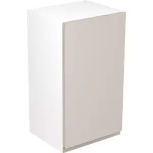 Image of Kitchen Kit Flatpack J-Pull Kitchen Cabinet Wall Unit Super Gloss 400mm in Light Grey MFC