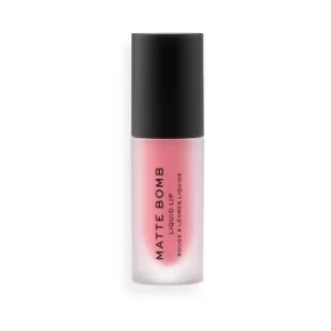 Image of Makeup Revolution Matte Bomb Liquid Lipstick Coral Cheer