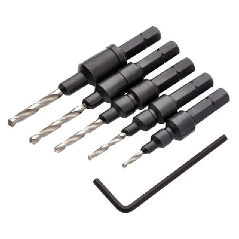 Image of Draper 5 Piece Countersinking Drill Bit Set CSBSET2