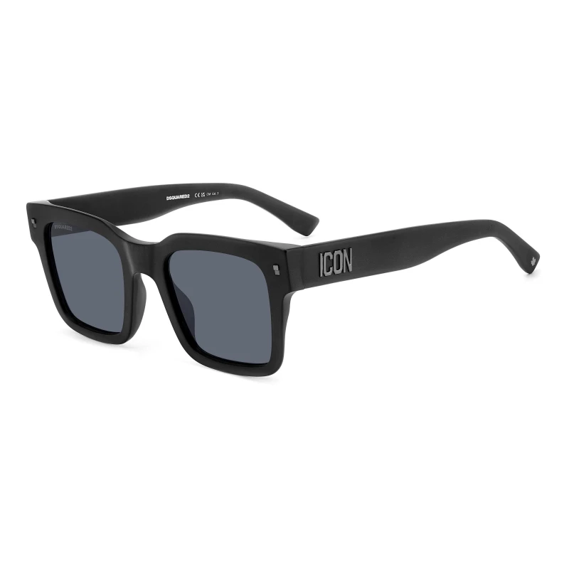 Image of DSquared2 Mens DSQ Icon Wayfarer Sunglasses Black male 51 cm