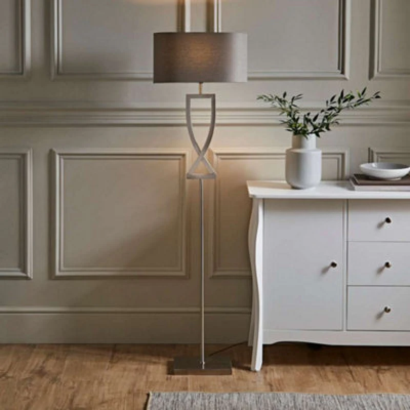 Image of Brushed Chrome Floor Lamp