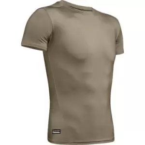 Image of Under Armour HeatGear Comp T Shirt Mens - Brown