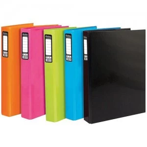 Image of Pukka Brights Ringbinder A4 Assorted Pack of 10 BR-9449