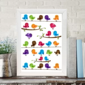 Image of BC125687714 Multicolor Decorative Framed MDF Painting