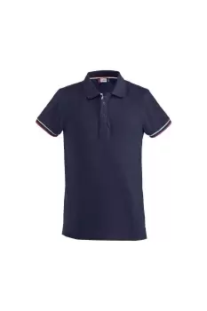 Image of Newton Stripe Detail Polo Shirt