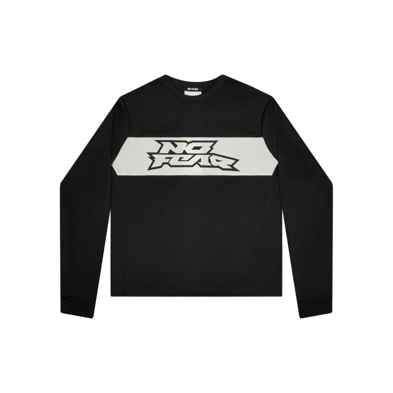 Image of No Fear Mens Racing Long Sleeve T-Shirt Black male S