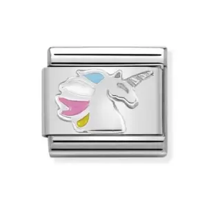Image of Nomination Classic Silver Unicorn Charm