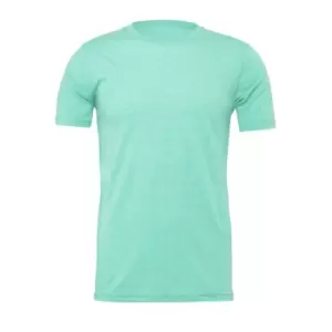 Image of Bella + Canvas Adults Unisex Heather CVC T-Shirt (M) (Heather Mint)