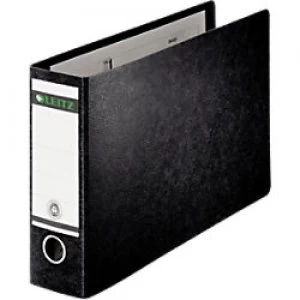 Image of Leitz 180° Lever Arch File 77mm Hardboard A3 Landscape Black