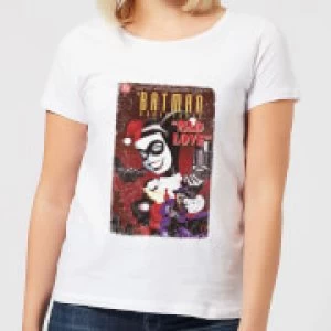 Image of DC Comics Batman Harley Mad Love Womens T-Shirt - White