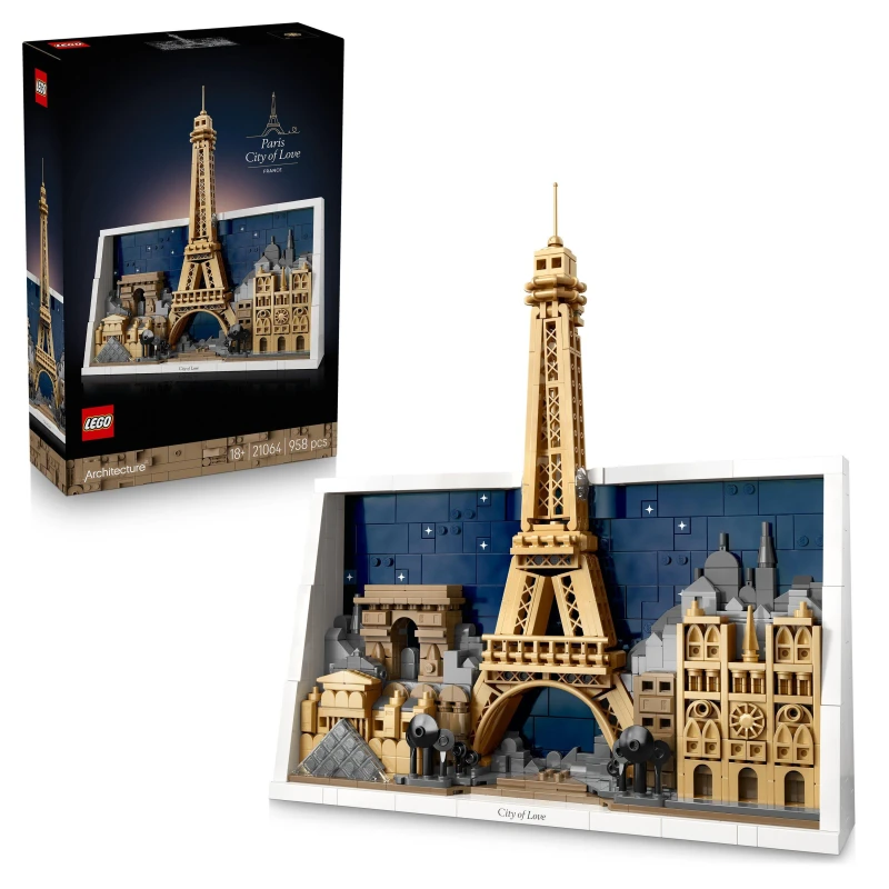 Image of LEGO Architecture Paris City of Love Building Set 21064