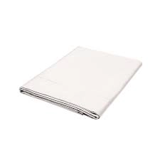 Image of Bedeck of Belfast Silver Egyptian Cotton Sateen 1000 Thread Count Fine Linens 'Tahra' Flat Sheet - king