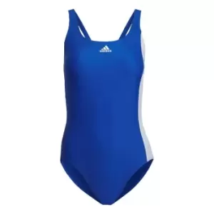 Image of adidas Colorblock Swimsuit Womens - Blue