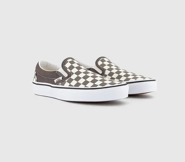 Image of Vans Classic Slip On Trainers Color Theory Checkerboard Bungee Cord, 9