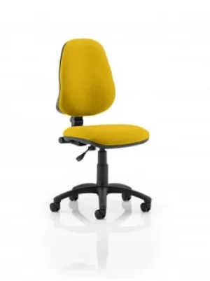 Image of Eclipse I Lever Task Operator Chair Bespoke Colour Yellow