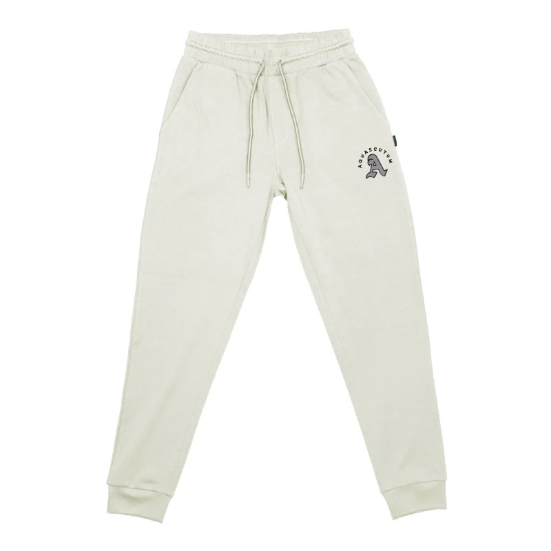 Image of Aquascutum Mens Closed Hem Fleece Joggers Beige male Small