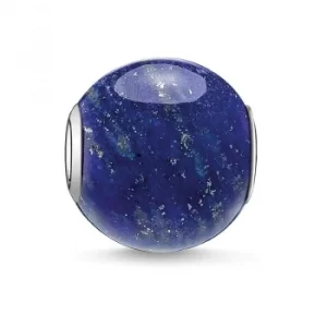 Image of Ladies Thomas Sabo Sterling Silver Karma Beads Lapis Lazuli Bead