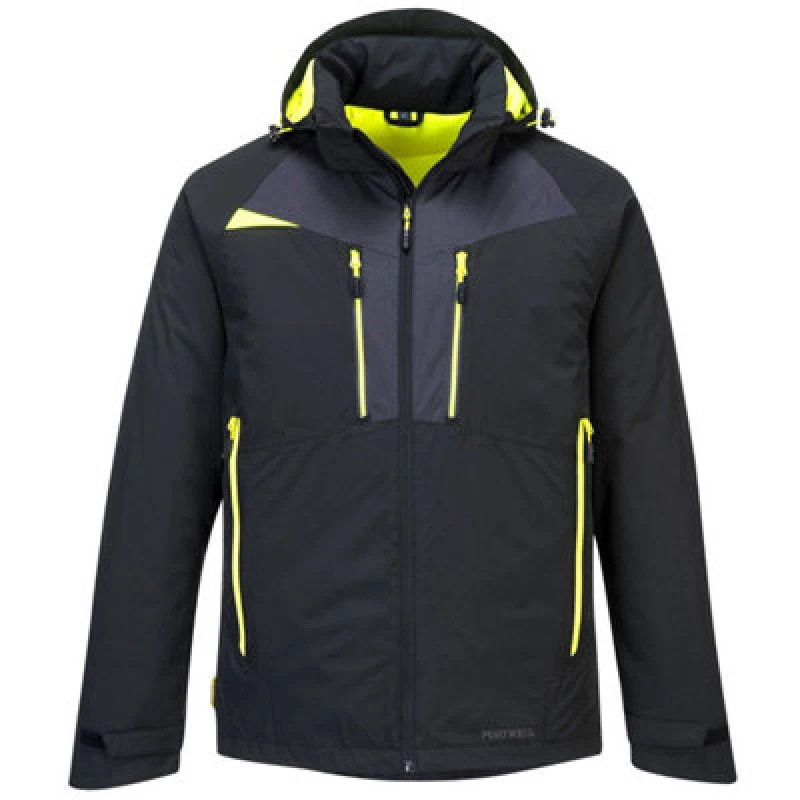 Image of Portwest DX4 Winter Jacket DX460BKRS Colour: Black