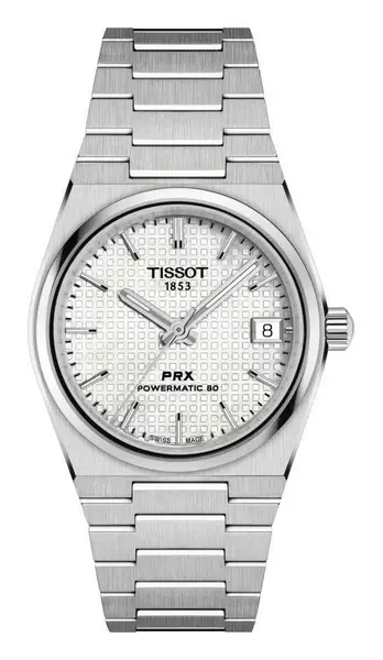 Image of Tissot T1372071111100 PRX Powermatic 80 (35mm) Mother-of- Watch
