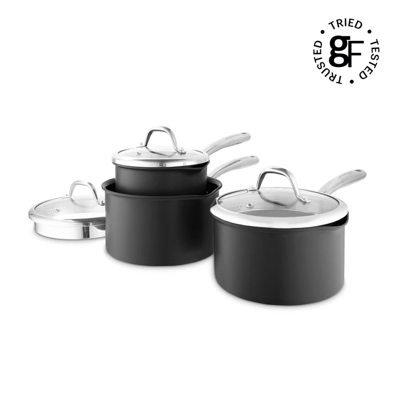 Image of Good Food 3 Piece Saucepan Set
