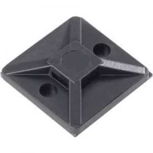 Image of Cable mount Screw fixing Black HellermannTyton