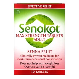 Image of Senokot Max Strength Tablets x 10