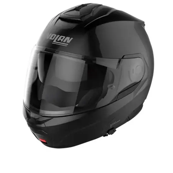 Image of Nolan N100-6 Classic N-COM 003 Glossy Black Modular Helmet Size L