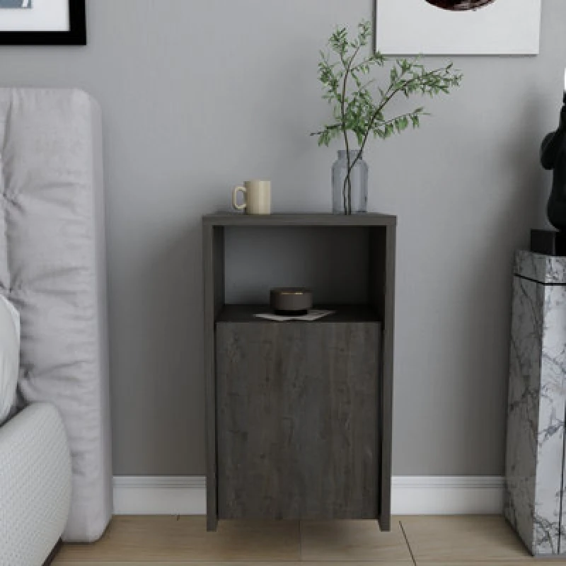 Image of Decorotika Carlin Modern Design Nightstand Dark Brown
