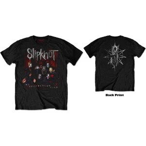 Image of Slipknot - WANYK Group Photo Unisex Medium T-Shirt - Black