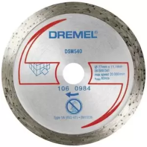 Image of Dremel DSM540 Tile Cutting Wheel for DSM20 77mm Pack of 1