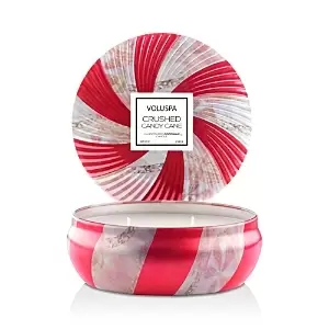 Image of Voluspa Crushed Candy Cane 3-Wick Candle