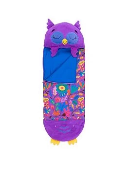 Image of Happy Nappers Purple Owl Medium Sleeping Bag