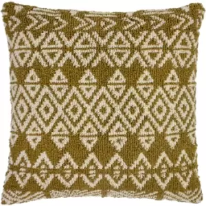 Image of furn. Hatho Cushion Natural/Moss - Natural/Moss