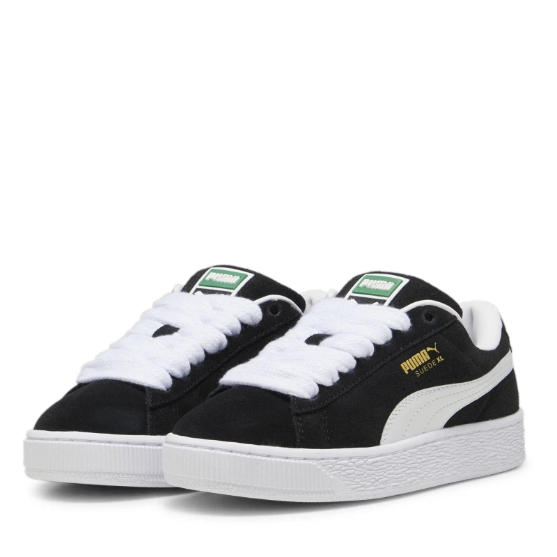 Image of Puma Suede XL Jr Low-Top Trainers Boys - Black 4