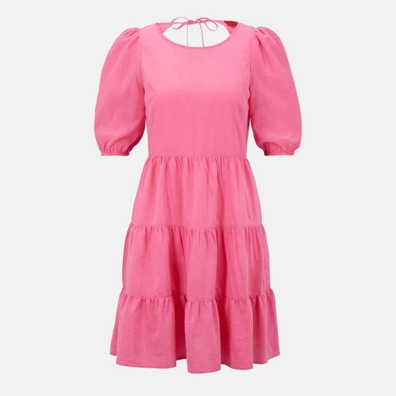 Image of Hugo Womens Komiri Wrap Dress Medium Pink female 4 (XXS)