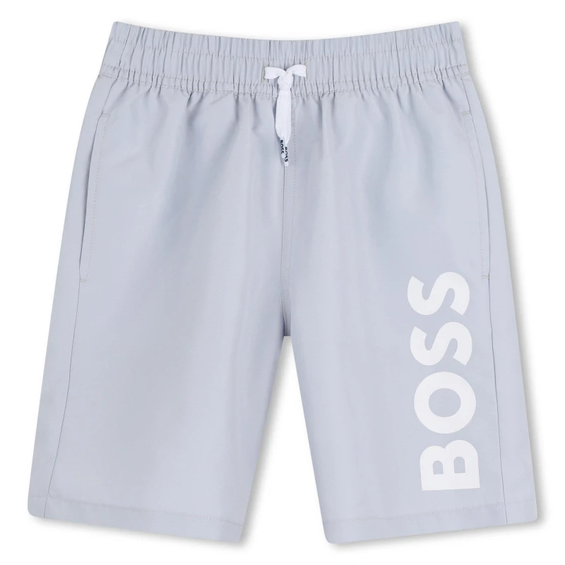 Image of Boss Boss Logo Swimshort In63 Pale Blue 771 male 4 Yrs