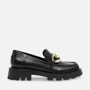 Image of Steve Madden Mix Up Leather Loafers - UK 8