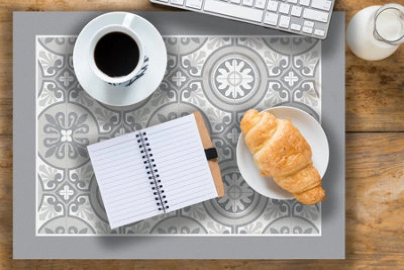 Image of Native Home & Lifestyle Sicily Vinyl Table Mat 33x45cm (Set of 4) Multi unisex