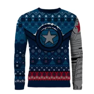 Image of Marvel Winter Soldier Christmas Jumper (Size M)