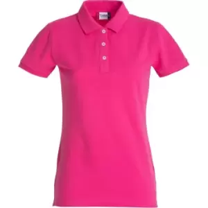 Image of Clique Womens/Ladies Premium Stretch Polo Shirt (S) (Bright Cerise)