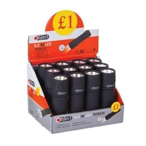 Image of Object LED Torch 0.5 Watt 30 Lumens Pack of 12 SP073