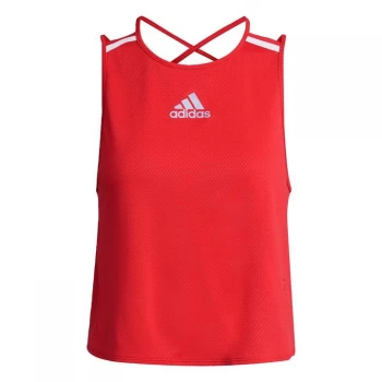 Image of adidas HEAT. RDY Running Tank Top Womens - Vivid Red