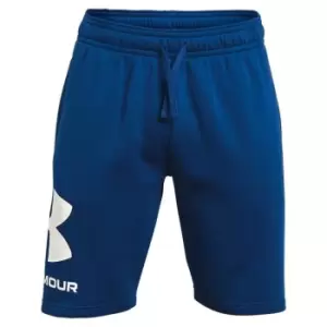 Image of Under Armour Armour Rival Fleece Logo Shorts Mens - Blue