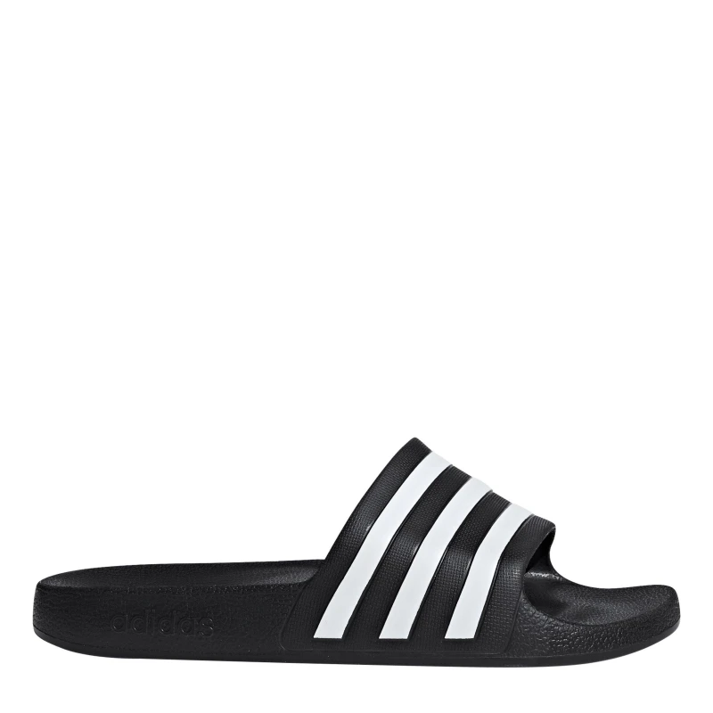 Image of adidas adilette aqua sandals in Black & white Black/White UK 11 (EU 46)