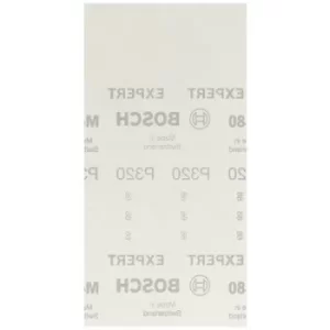 Image of Bosch Accessories EXPERT M480 2608900768 Sander mesh sanding disc Unperforated Grit size 320 (L x W) 230 mm x 115mm 10 pc(s)