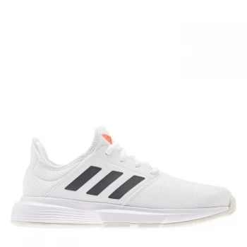 Image of adidas Gamecourt Tennis Shoes Womens - White/Black