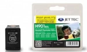 Image of HP901XL CC654AE Black Remanufactured Ink Cartridge by JetTec H901BXL