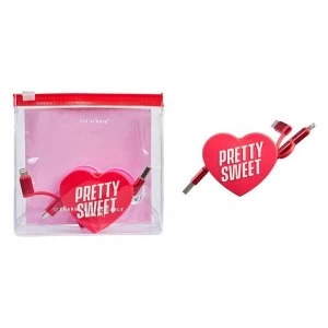 Image of Yes Studio Retractable Cable Tidy Heart CDU of 6 - Heart