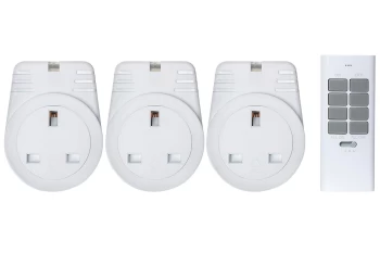Image of Maplin ORB RF Remote Controlled Mains Plug Sockets Set Version S2 - 3 Pack, White