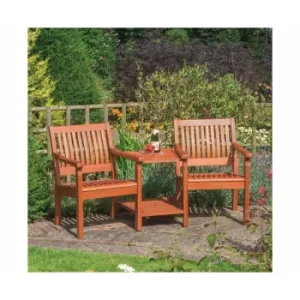Image of Rowlinson Willington Garden Companion Seat, Brown